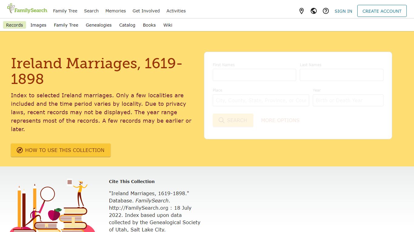 Ireland Marriages, 1619-1898 • FamilySearch